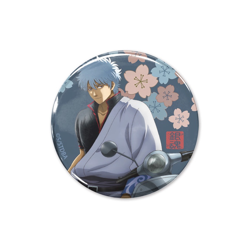 Gintama Cospa Gin-san & Aisha 65mm Can Badge