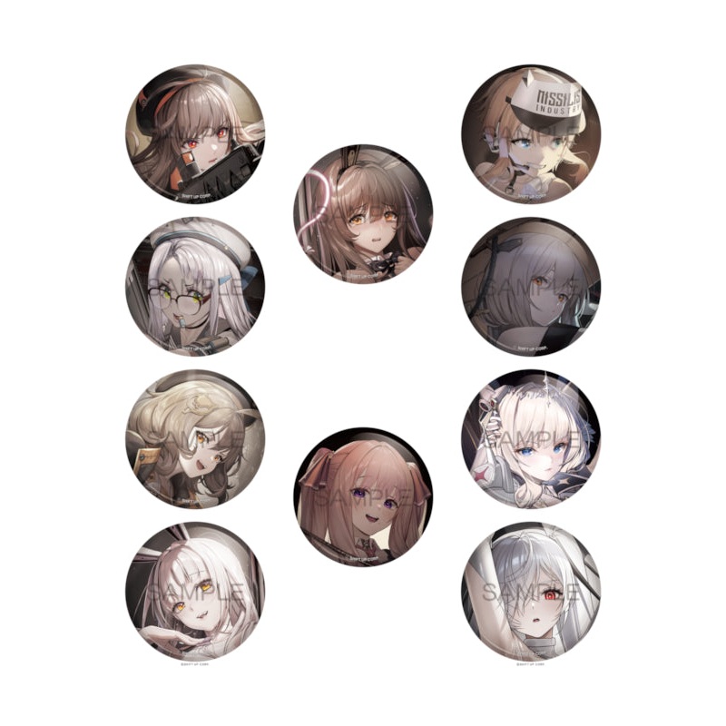 Goddess of Victory: Nikke Algernon Product BURST COLLECTION Can Badge Vol. 1