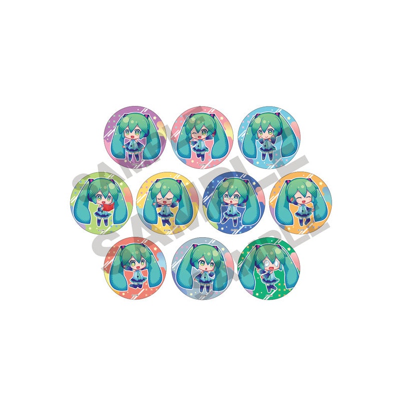 Hatsune Miku Crux Trading Can Badge Logic Paint (1 Random)