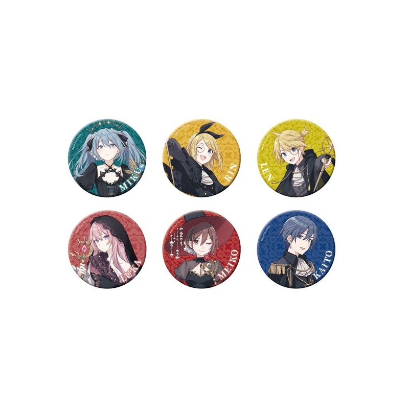 Hatsune Miku Series Movic Can Badge Wizard (1-6 Selection)
