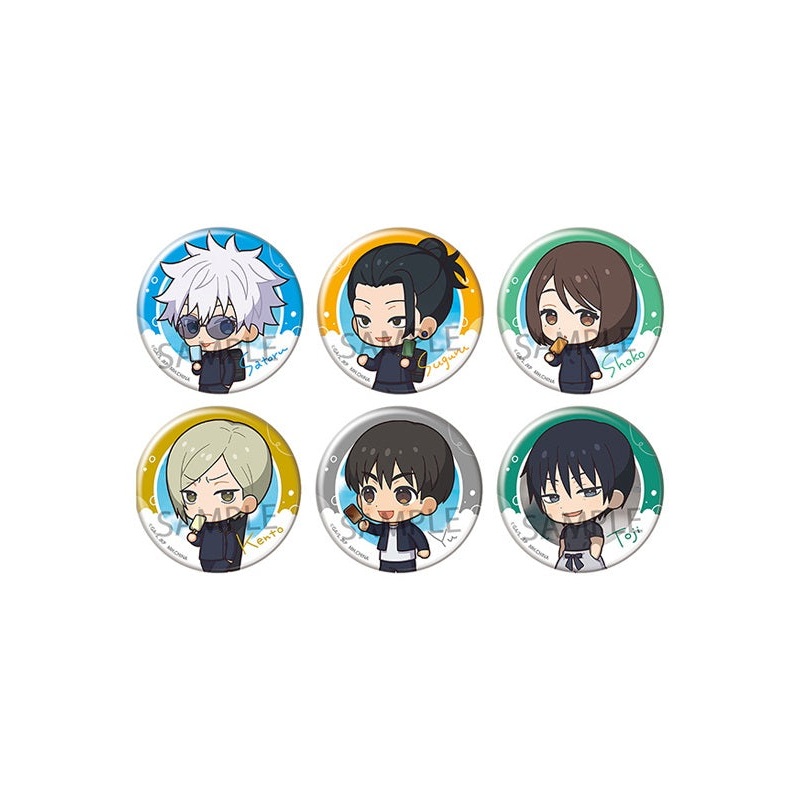 Jujutsu Kaisen MEGAHOUSE Metal Badge Collection Tokotoko ver.Hidden InventoryPremature Death (1-6pc)