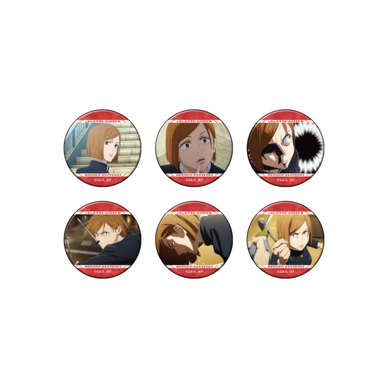Jujutsu Kaisen Season 2 Movic Chara Badge Collection Kugisaki Nobara (1 Random)