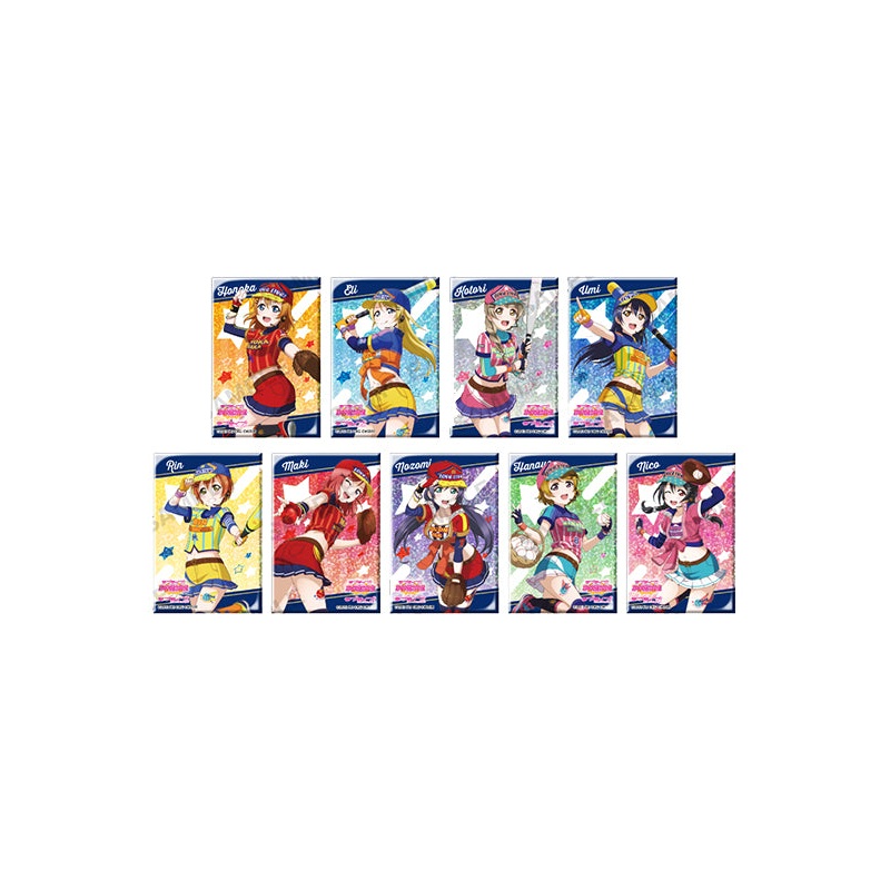 Love Live! School Idol Festival Bushiroad Creative Square Hologram Can Badge Collection 's Baseball Ver.