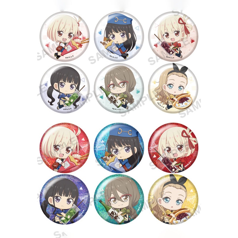 Lycoris Recoil Bushiroad Creative Mugyu Mini Trading Can Badge (1 Random)