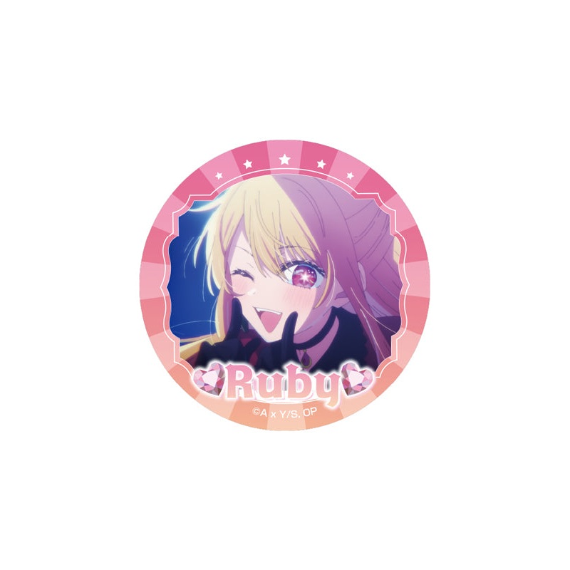 Oshi no Ko eyeup Glitter Can Badge Ruby