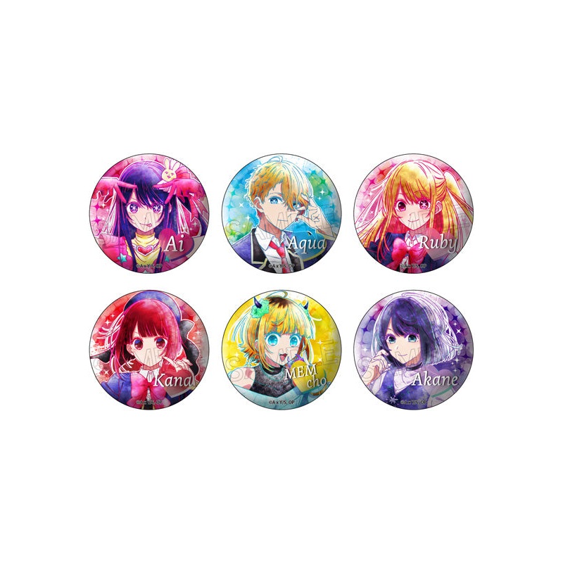 Oshi no Ko Twinkle Wet Color Series Can Badge