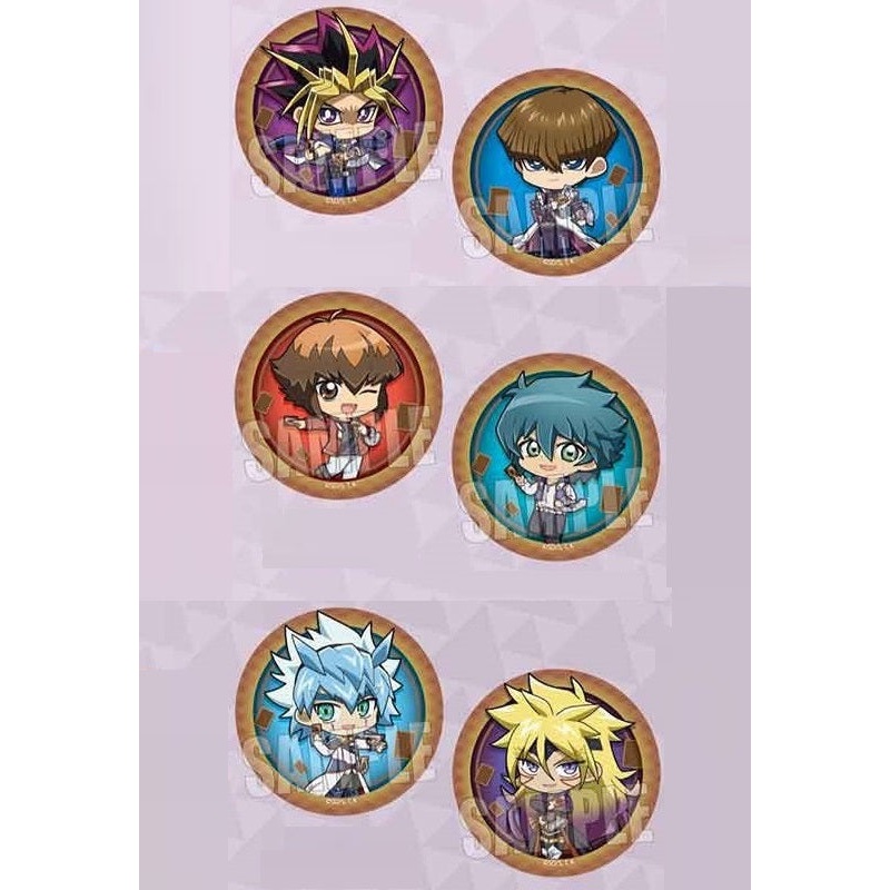 Yu-Gi-Oh! Series Bell House Can Badge (1-6 Selection)