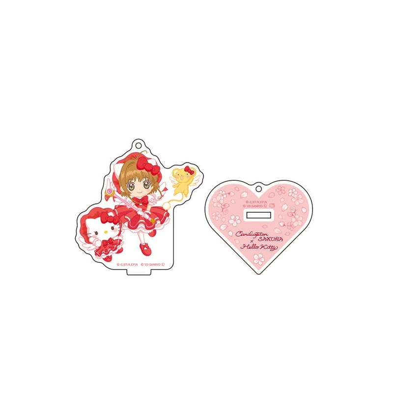 Cardcaptor Sakura x Sanrio Characters UpFields Acrylic Stand Key Chain Flower Ver. Sakura x Hello Kitty