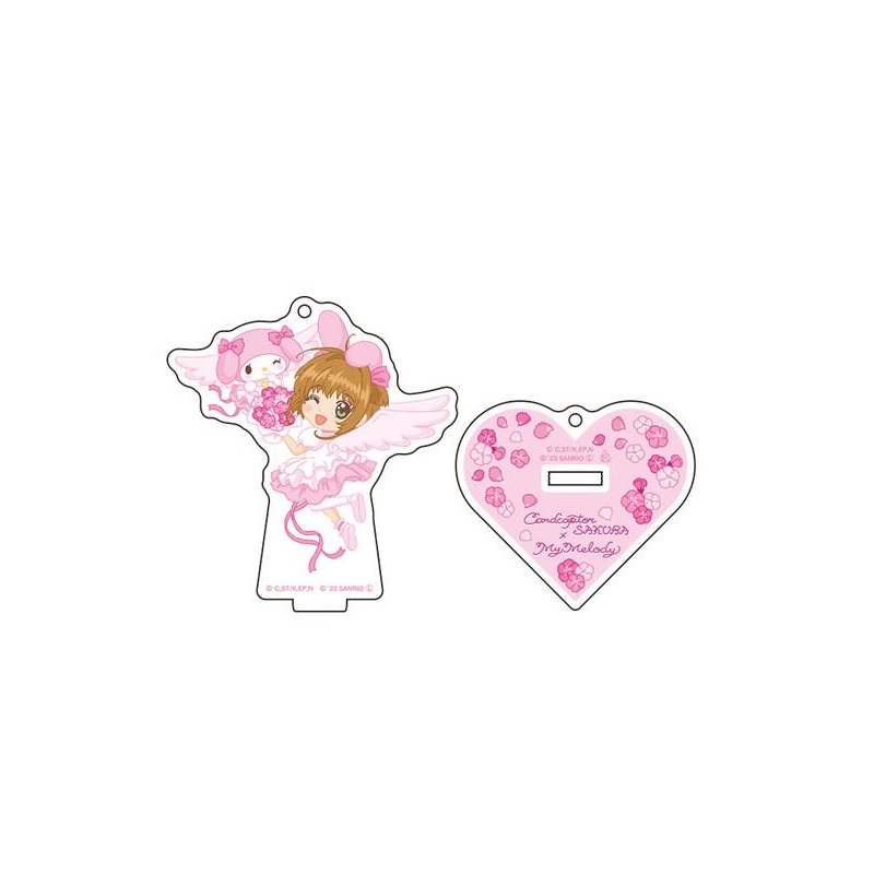 Cardcaptor Sakura x Sanrio Characters UpFields Acrylic Stand Key Chain Flower Ver. Sakura x My Melody