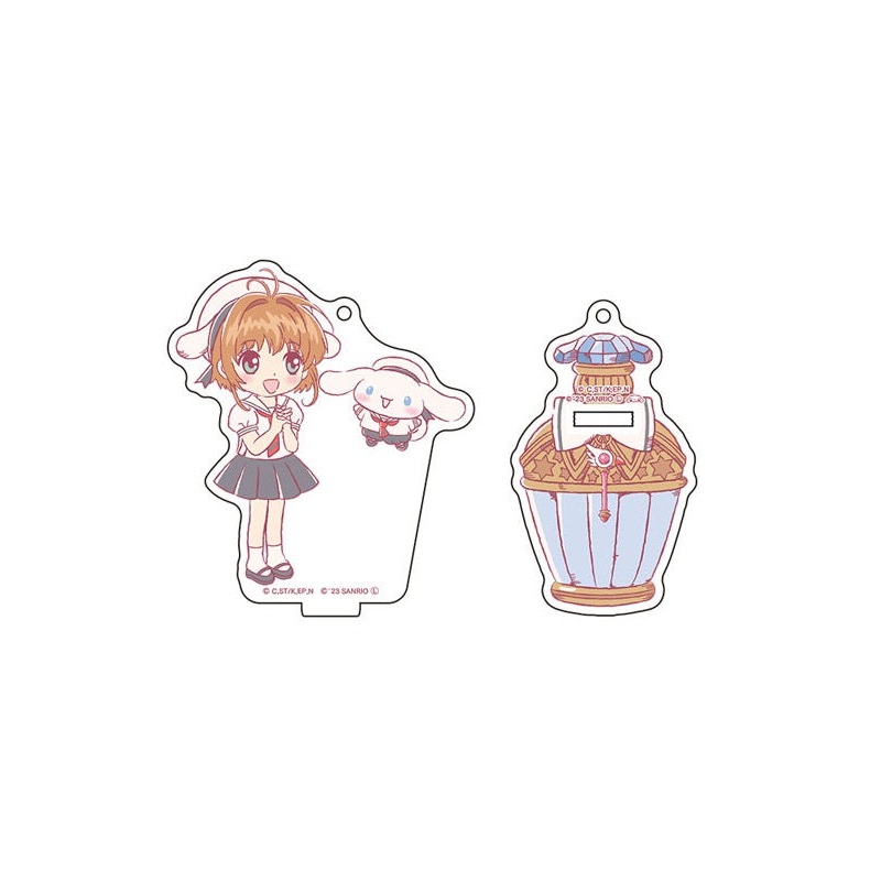 Cardcaptor Sakura x Sanrio Characters UpFields Acrylic Stand Key Chain Perfume Ver. Sakura x Cinnamoroll