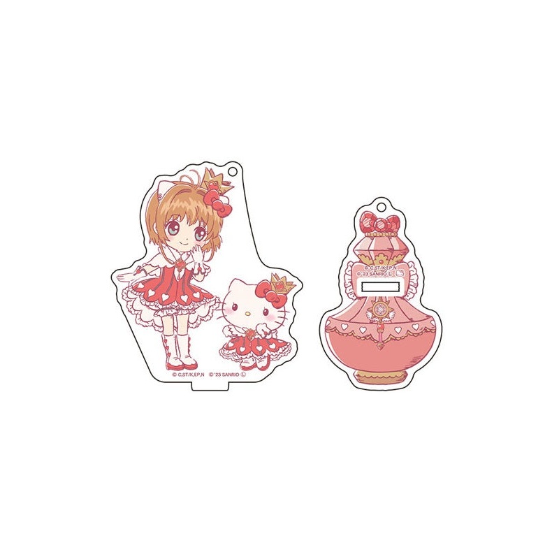 Cardcaptor Sakura x Sanrio Characters UpFields Acrylic Stand Key Chain Perfume Ver. Sakura x Hello Kitty