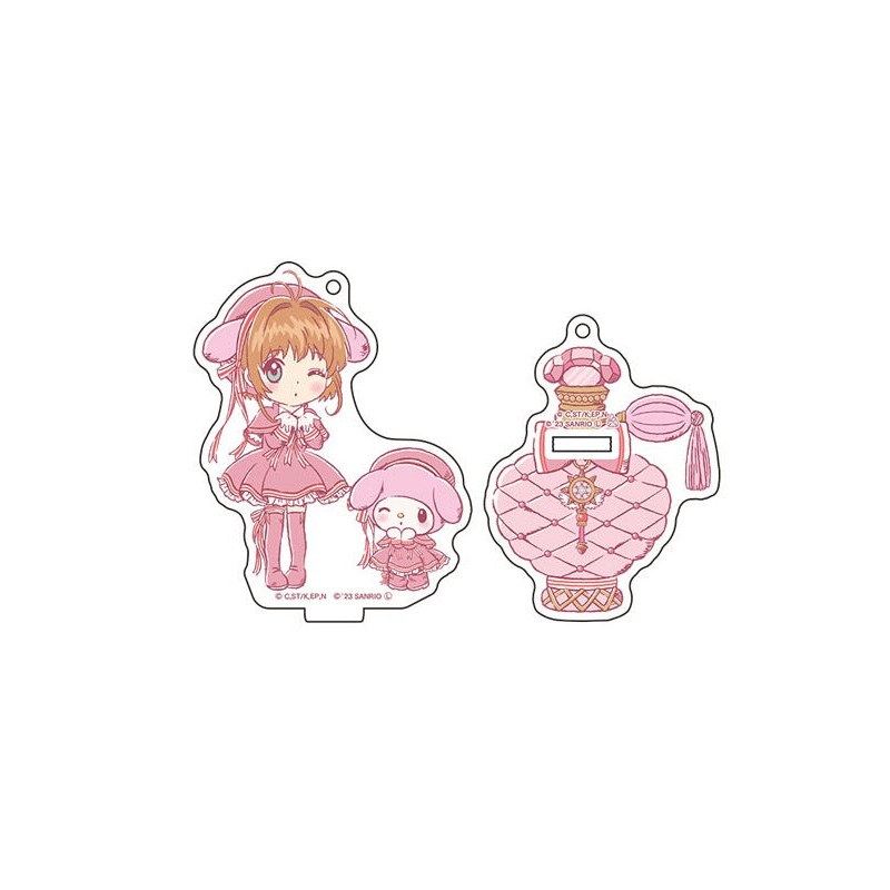 Cardcaptor Sakura x Sanrio Characters UpFields Acrylic Stand Key Chain Perfume Ver. Sakura x My Melody