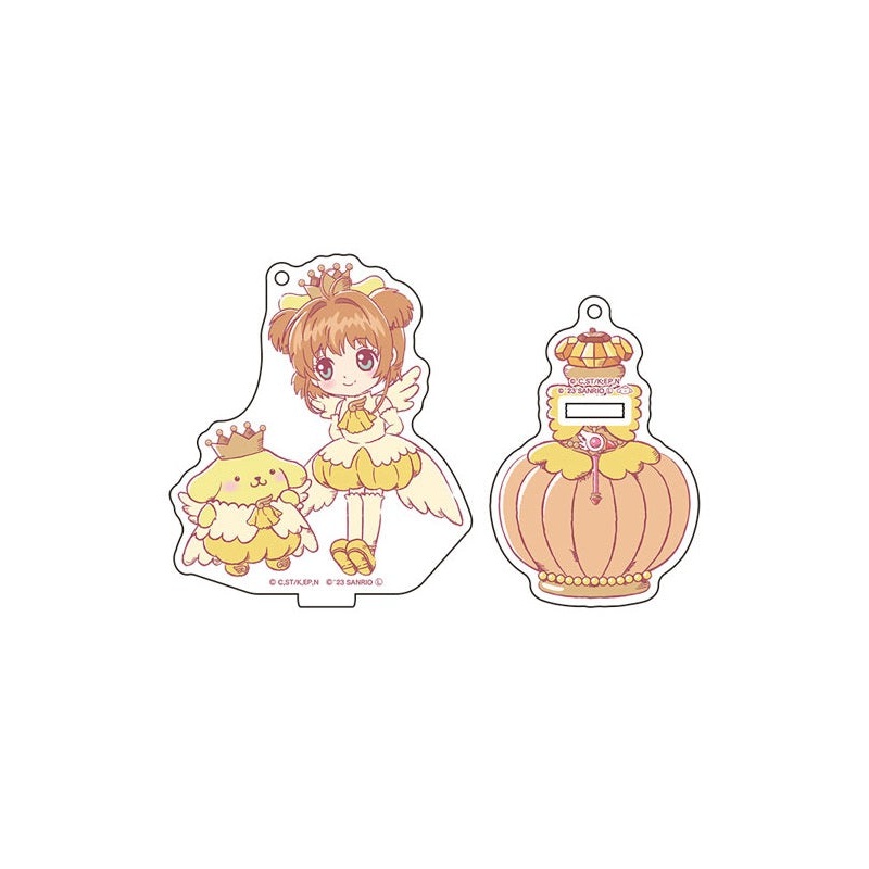 Cardcaptor Sakura x Sanrio Characters UpFields Acrylic Stand Key Chain Perfume Ver. Sakura x Pom Pom Purin
