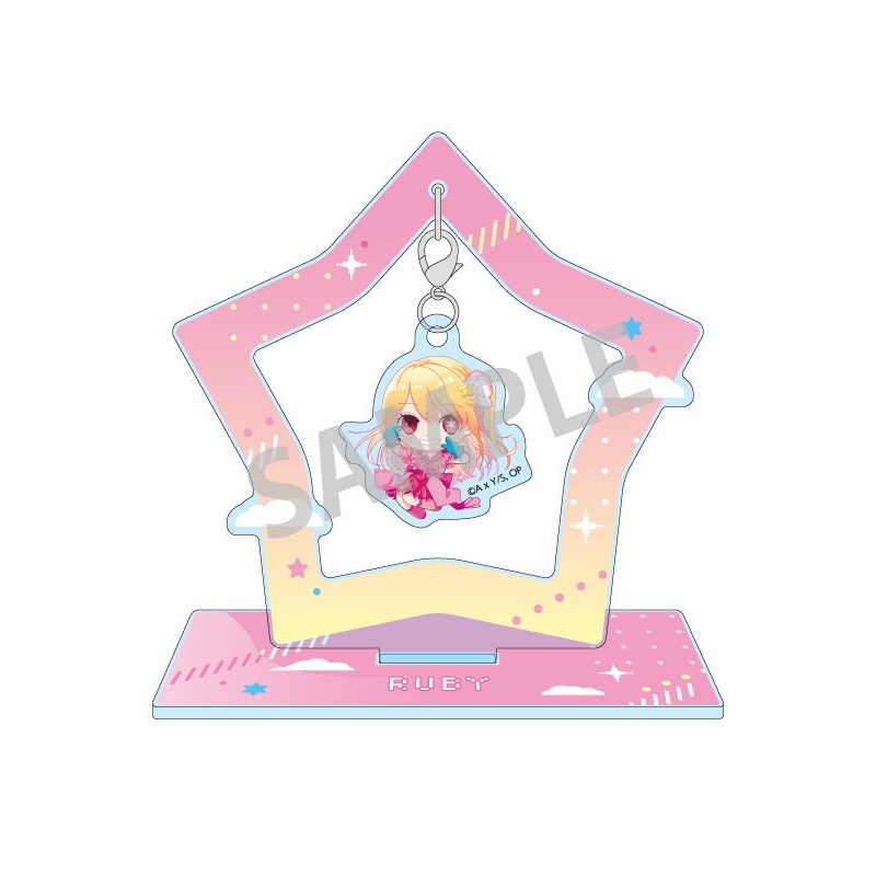 Oshi no Ko KAMIO JAPAN Hanging Acrylic Stand Ruby Okkochi
