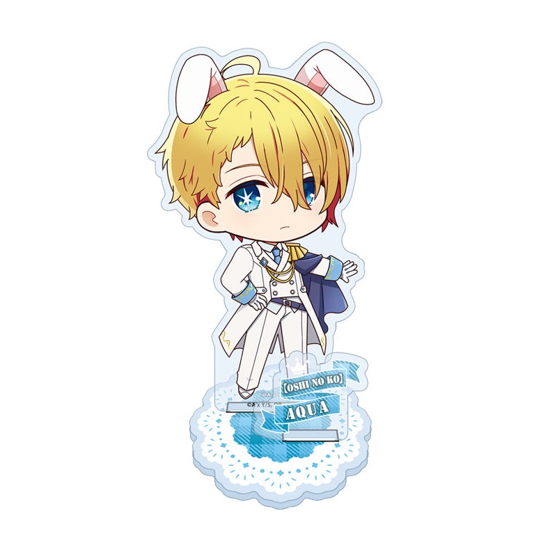 Oshi no Ko Seasonal-Plants Puchichoko Acrylic Stand Aqua White Dress