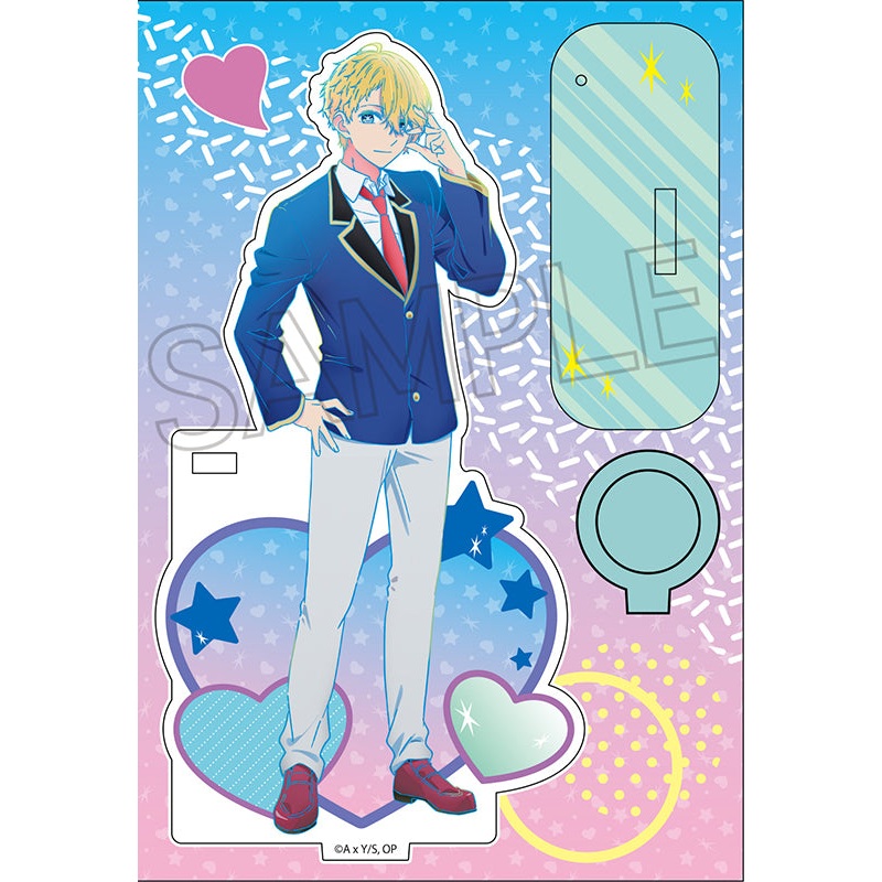 Oshi no Ko Twinkle Vivid Line Acrylic Pen Stand Aqua