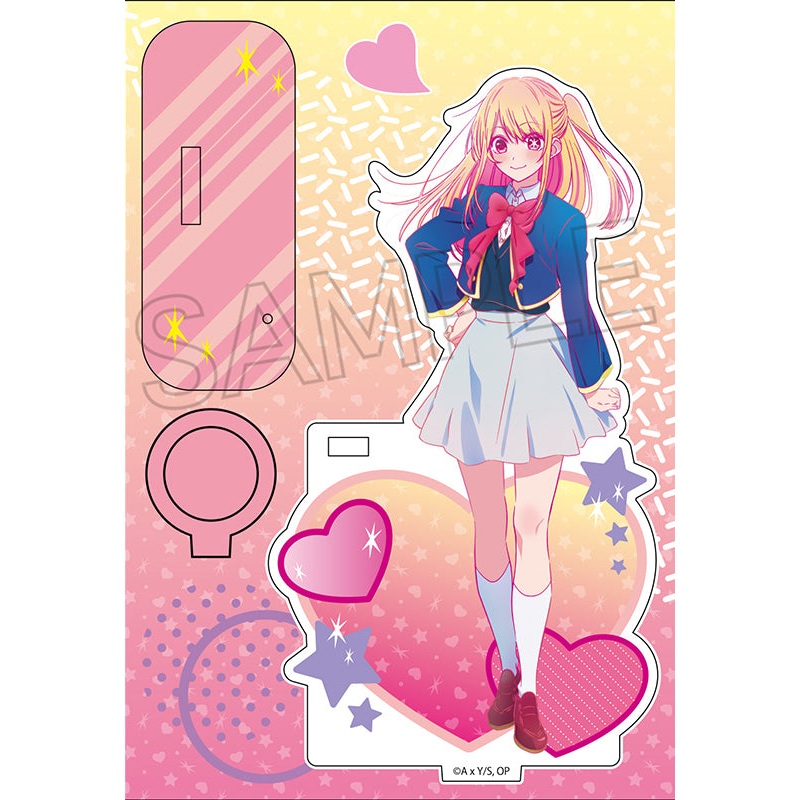 Oshi no Ko Twinkle Vivid Line Acrylic Pen Stand Ruby