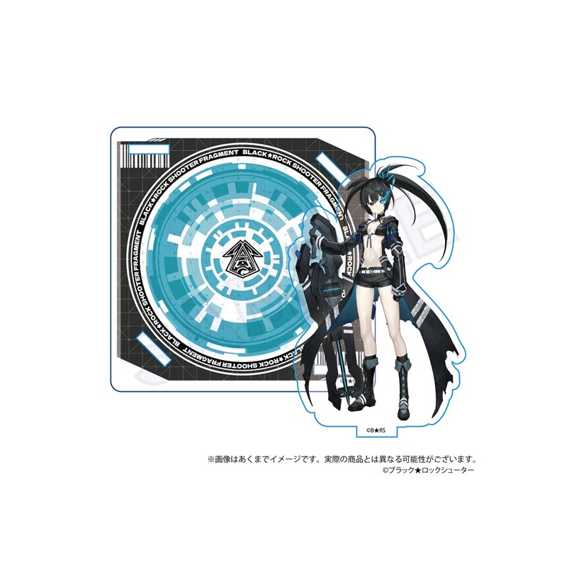 Black Rock Shooter FRAGMENT Y Line Acrylic Stand Coaster Elishka