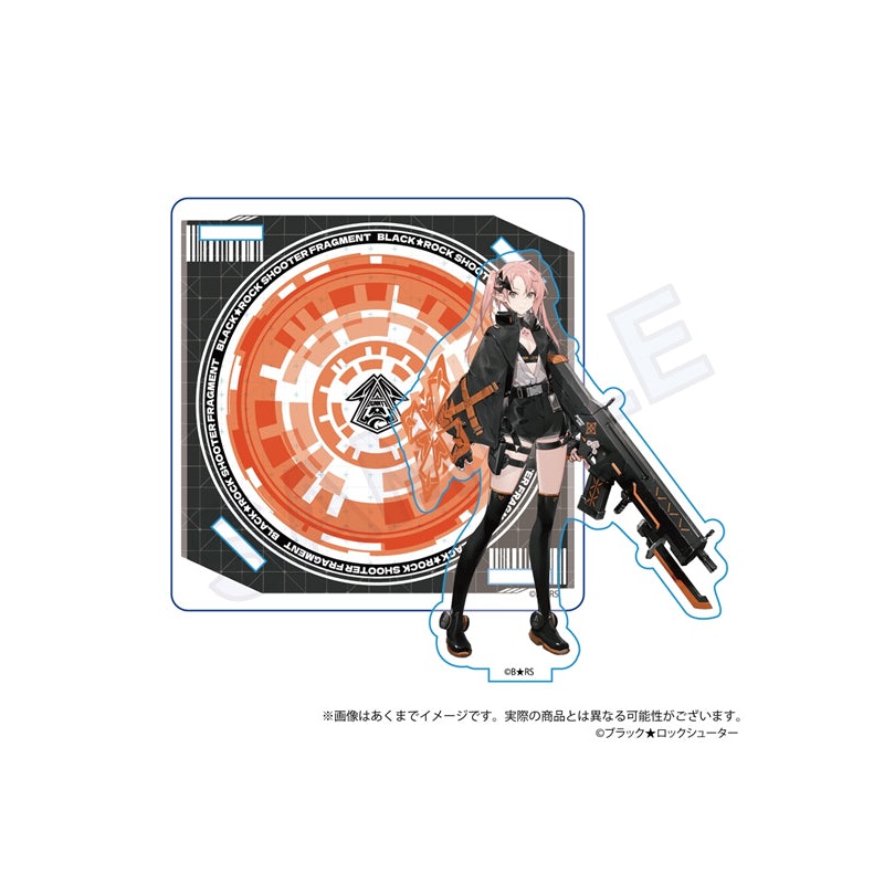 Black Rock Shooter FRAGMENT Y Line Acrylic Stand Coaster Yuzuki