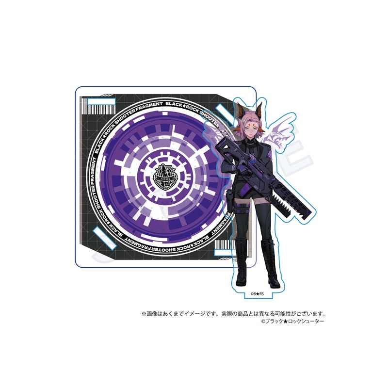 Black Rock Shooter FRAGMENT Y Line Acrylic Stand Coaster Yvette