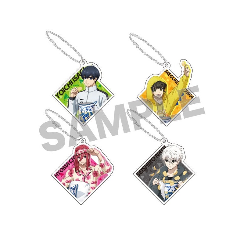Blue Lock eStream Trading Original Illustration Acrylic Key Chain(1 Random)