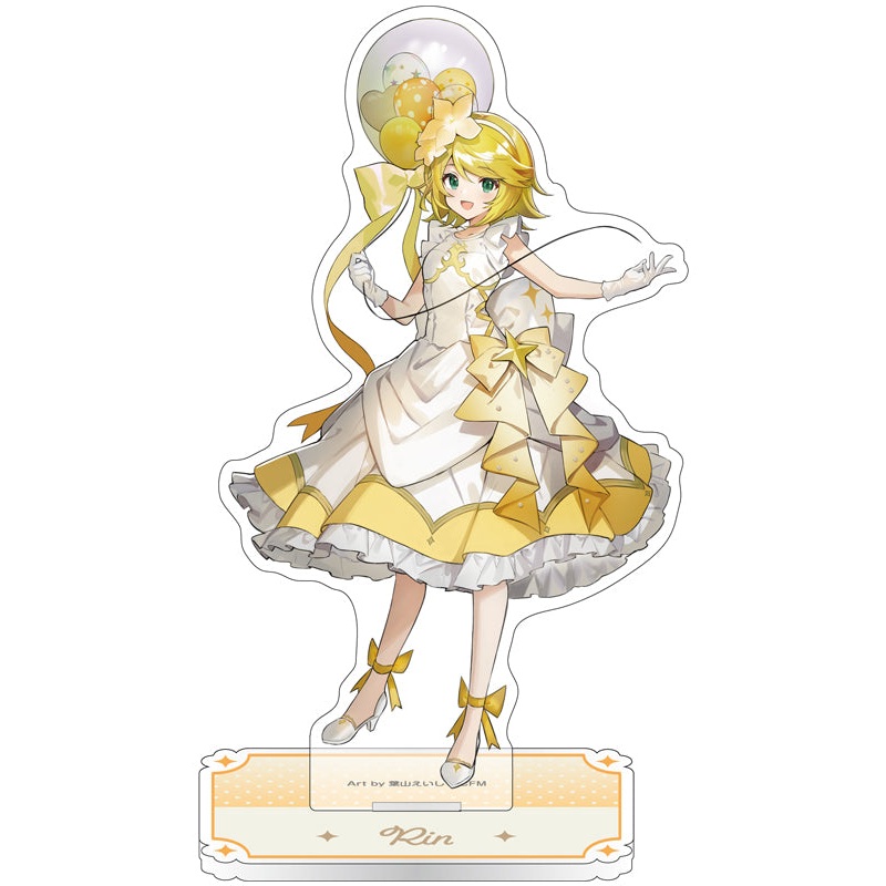 Hatsune Miku Series Movic Acrylic Stand Hatsune Miku 16th Birthday Kagamine Rin