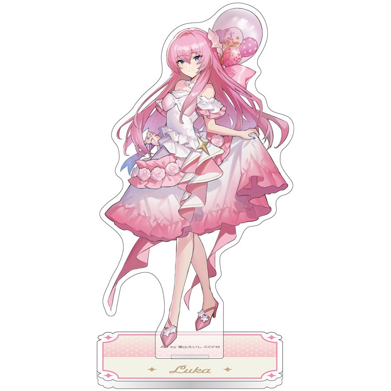 Hatsune Miku Series Movic Acrylic Stand Hatsune Miku 16th Birthday Megurine Luka