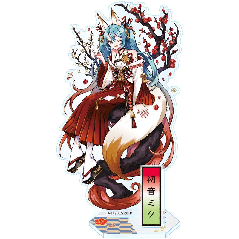 Hatsune Miku Twinkle Hyakki Yakou Acrylic Stand L Youko (Ume)