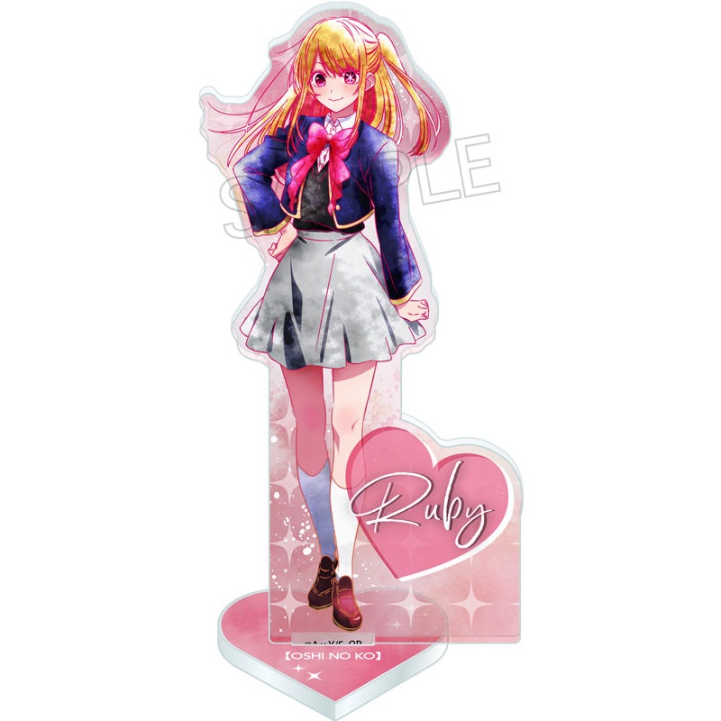 Oshi no Ko Twinkle Wet Color Series Acrylic Stand Ruby