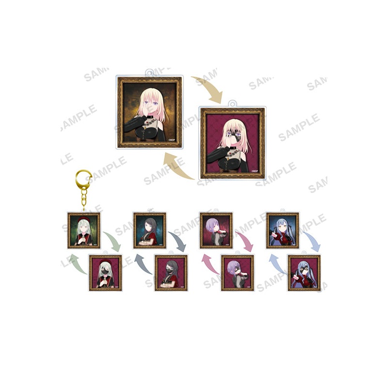 BanG Dream! Ave Mujica Bushiroad Creative Trading Lenticular Key Chain