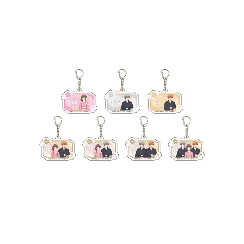 fruits Basket A3 Acrylic Key Chain 13 Original Illustration(1 Random)