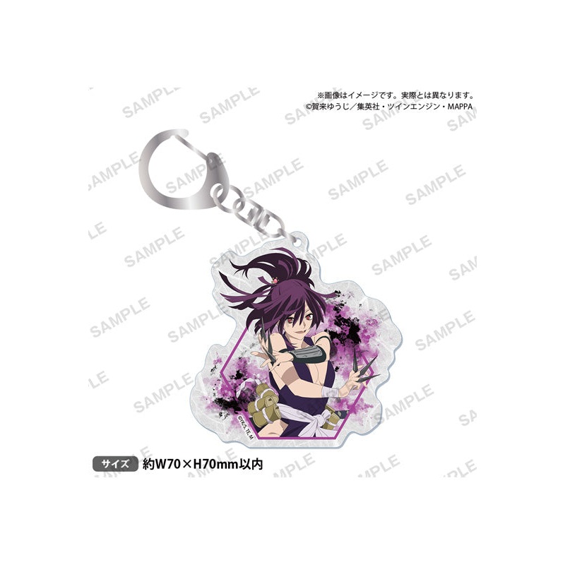 Hell's Paradise: Jigokuraku Bushiroad Creative Japanese Paper Style Acrylic Key Chain Yuzuriha