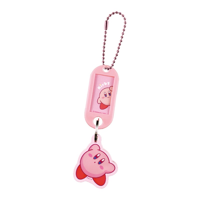 Kirby's Dream Land T's Factory Name Tag Key Chain Pink