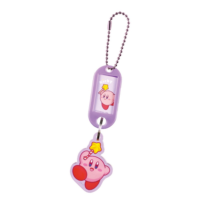 Kirby's Dream Land T's Factory Name Tag Key Chain Purple