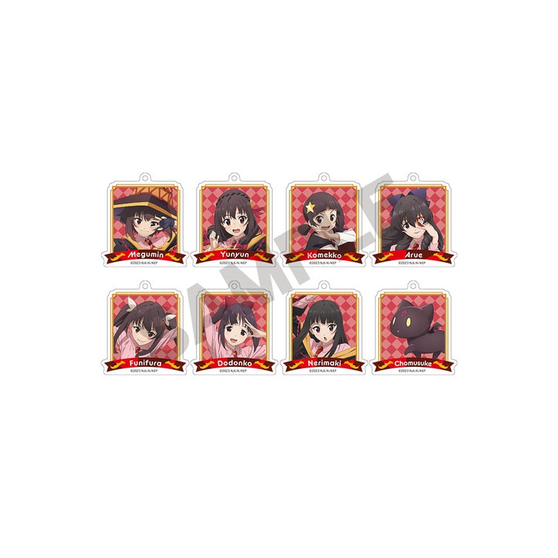 Kono Subarashii Sekai ni Bakuen wo! Crux Trading Acrylic Key Chain(1 Random)