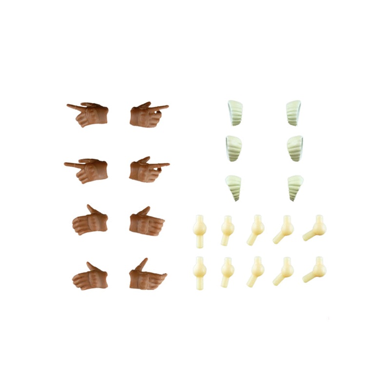 LAOP09 TomyTec LittleArmory Tactical Gloves for Sousai Shojo Teien (Tan)