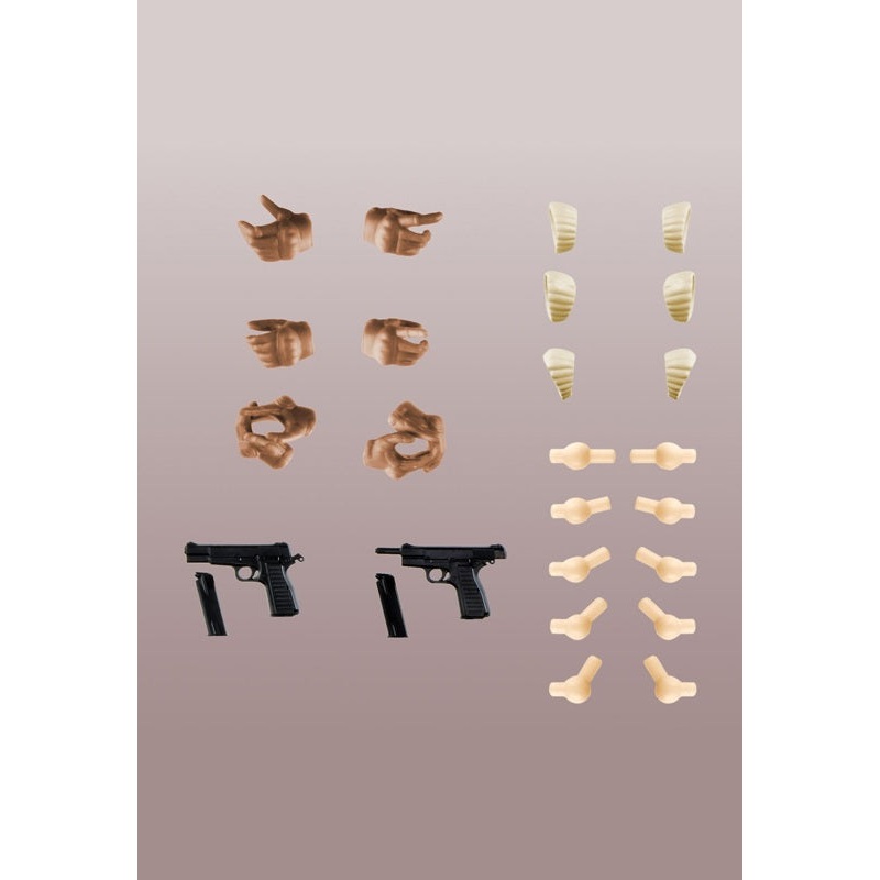 LAOP14 TomyTec LittleArmory Tactical Gloves for Sousai Shojo Teien 2 Handgun Set (Tan)