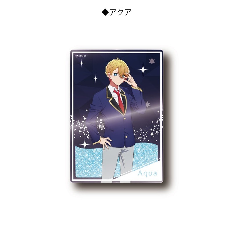 Oshi no Ko TAPIOCA Glitter Acrylic Block Aqua