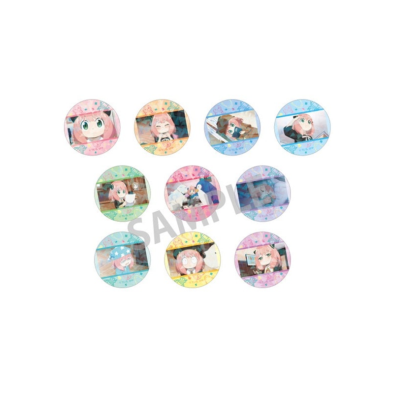 SPY x FAMILY KAMIO JAPAN Pick Chara Hologram Can Badge Vol.4(1 Random)