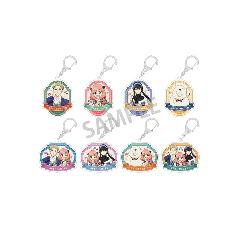 SPY x FAMILY KAMIO JAPAN Trading Acrylic Key Chain Argyle(1 Random)
