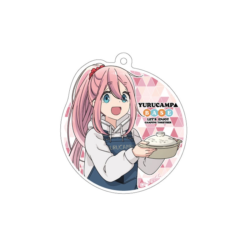 Yurucamp ACROSS YURUCAMP BASE Acrylic Key Chain Nadeshiko