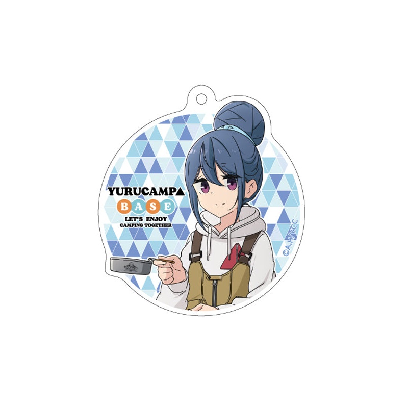 Yurucamp ACROSS YURUCAMP BASE Acrylic Key Chain Rin