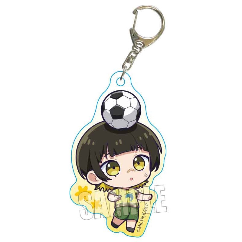 Blue Lock Bell House Petit Memo! Acrylic Key Chain Bachira Meguru