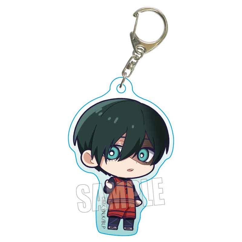 Blue Lock Bell House Petit Memo! Acrylic Key Chain Itoshi Rin