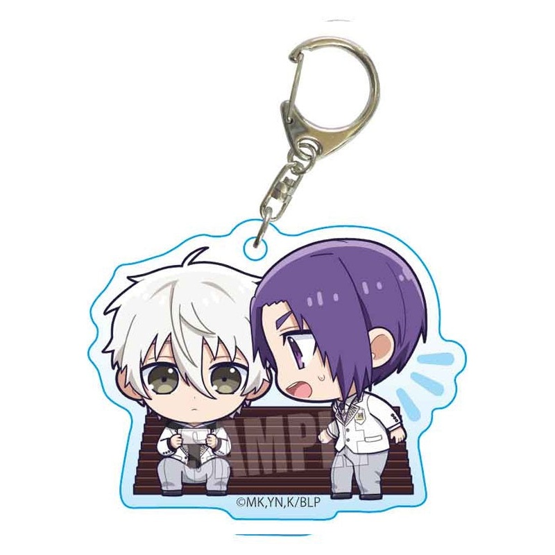 Blue Lock Bell House Petit Memo! Acrylic Key Chain Nagi & Reo