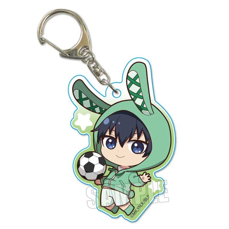 Blue Lock Bell House Pukasshu Acrylic Key Chain Isagi Yoichi