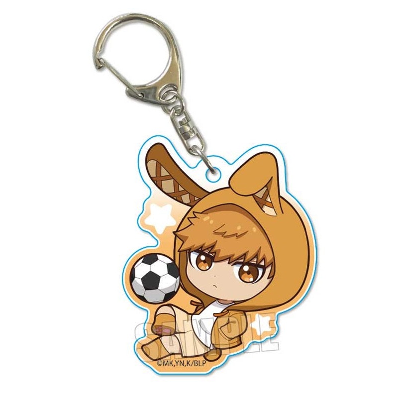 Blue Lock Bell House Pukasshu Acrylic Key Chain Kunigami Rensuke