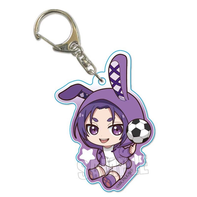 Blue Lock Bell House Pukasshu Acrylic Key Chain Mikage Reo