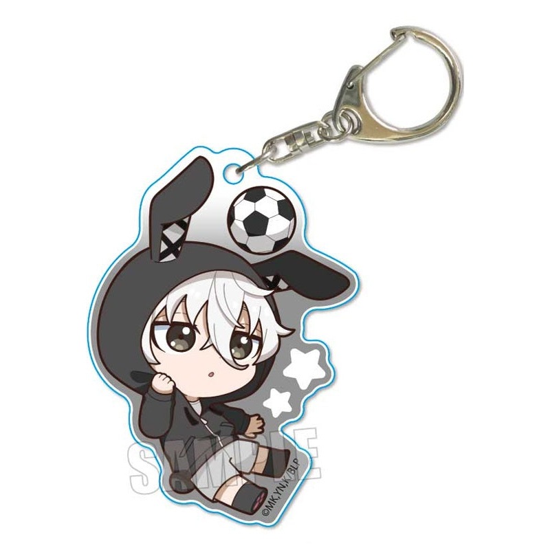 Blue Lock Bell House Pukasshu Acrylic Key Chain Nagi Seishiro