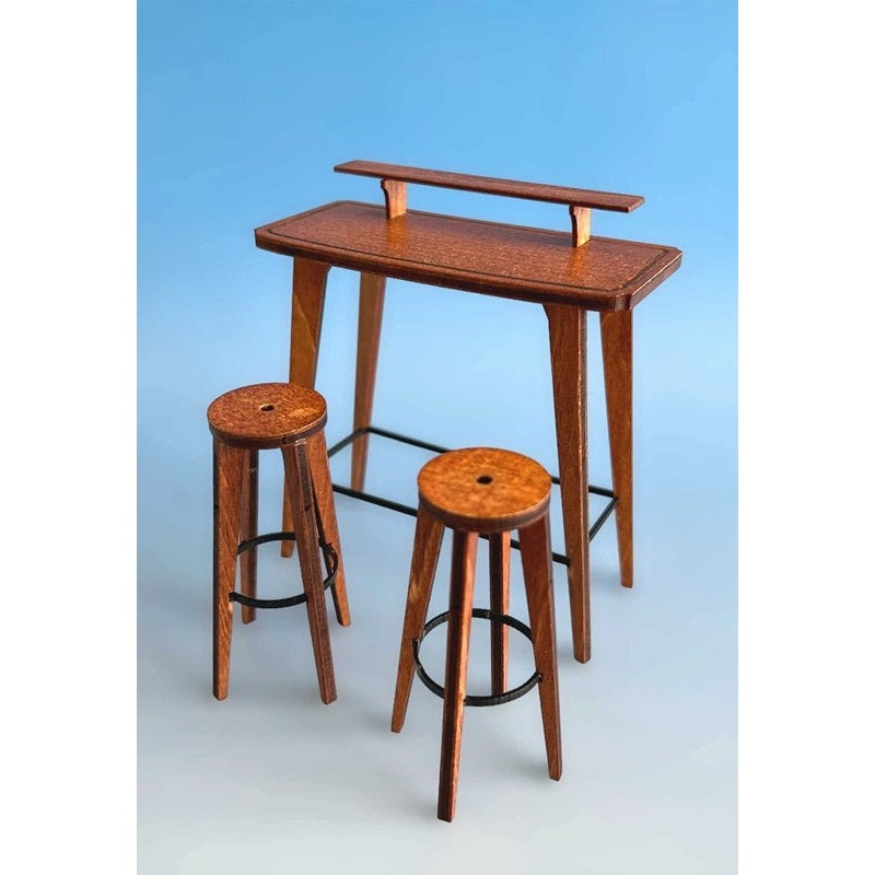 cobaanii mokei 1/12 Bar Counter & High Chair WF-031
